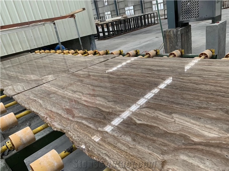 Turkey Coffee Brown Travertine Slabs & Tiles