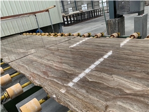 Turkey Coffee Brown Travertine Slabs & Tiles