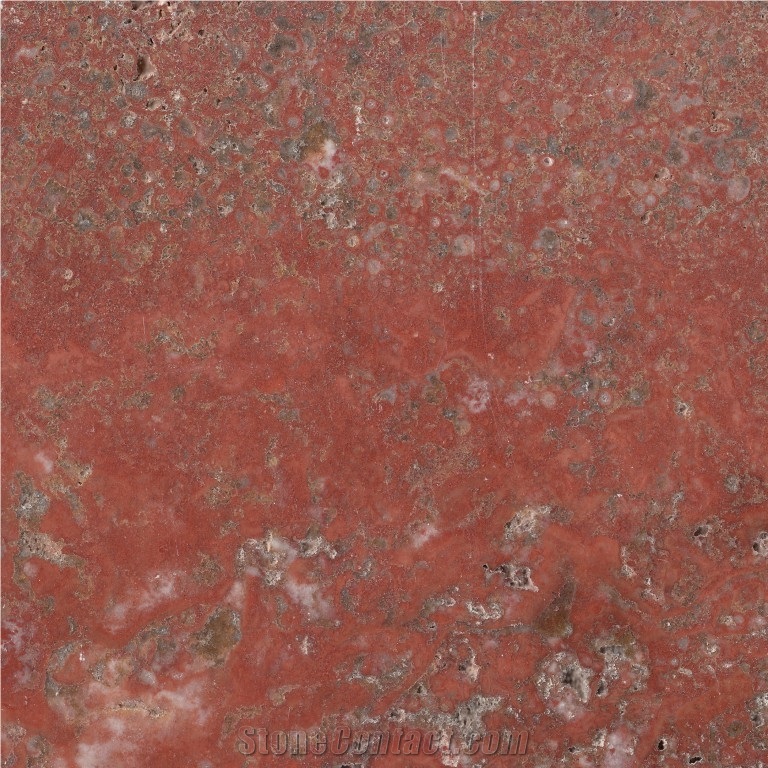 Azarshahr Polished Cross Cut Red Travertine