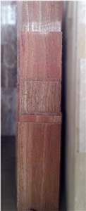 Azarshahr Polished Cross Cut Red Travertine