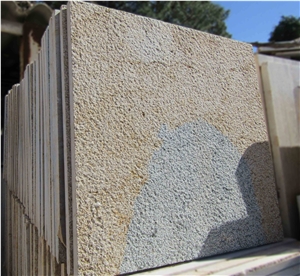 Gandomac Bush-Hammered Yellow Marble