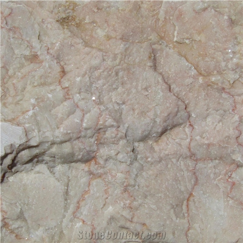 Salsali Split-Faced White Marble