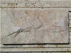 Salsali Split-Faced White Marble