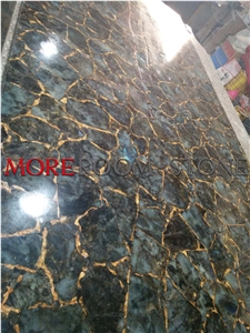 Lemurian Labradorite Blue Granite Tiles Slab