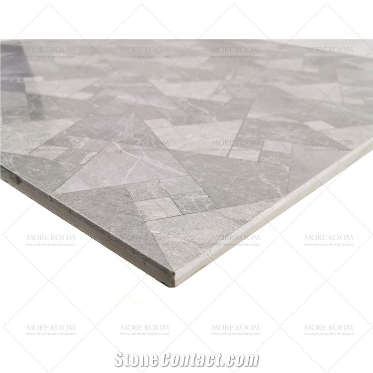 Marble Pattern Waterjet Cut Fashion Design Tiles