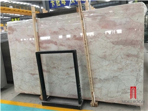 Natural Stone Light Pink Cream Rose Marble Tile