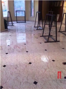 Natural Stone Light Pink Cream Rose Marble Tile