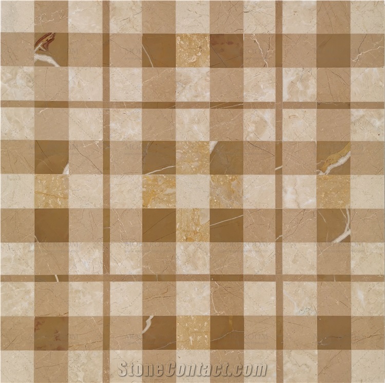 Odm Design Wall Marble Mosaic Tile Medallion Panel