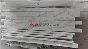 Spider Marmara Dolomite Marble Red Line Vanity Top