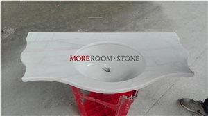 Spider Marmara Dolomite Marble Red Line Vanity Top