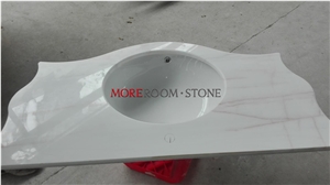 Spider Marmara Dolomite Marble Red Line Vanity Top
