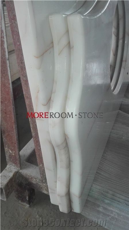 Spider Marmara Dolomite Marble Red Line Vanity Top