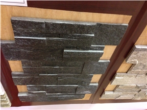 Building Stone Black Cultured Stone Wall Cladding