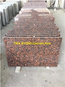 Carmen Red Granite Tiles Slabs Wall Floor Covering