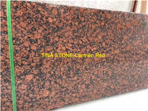 Carmen Red Granite Tiles Slabs Wall Floor Covering