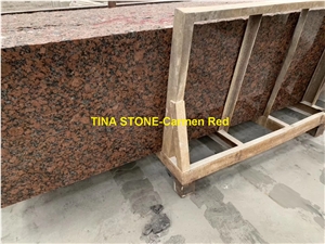 Carmen Red Granite Tiles Slabs Wall Floor Covering