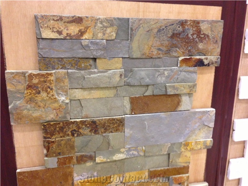China Multicolor Cultured Stone Wall Cladding
