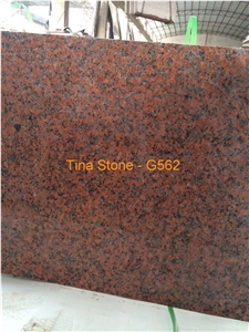 G562 Red Granite Tiles Slabs Polishing