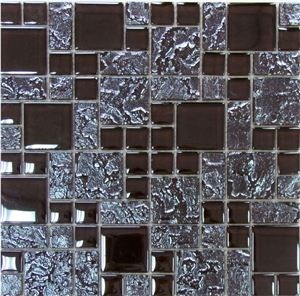 Interior Stone Titanium Crystal Composited Mosaic