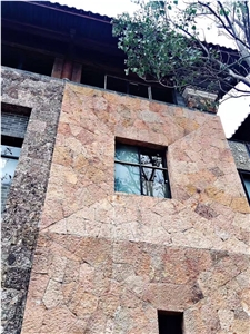 Red Color Cultured Stone Wall Cladding Stone Decor Red Color Cultured Stone Wall Cladding Stone Decor