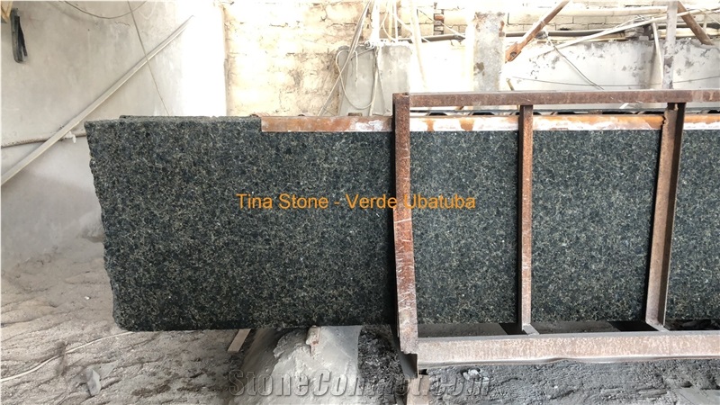 Verde Ubatuba Granite Kitchen Tiles Slabs