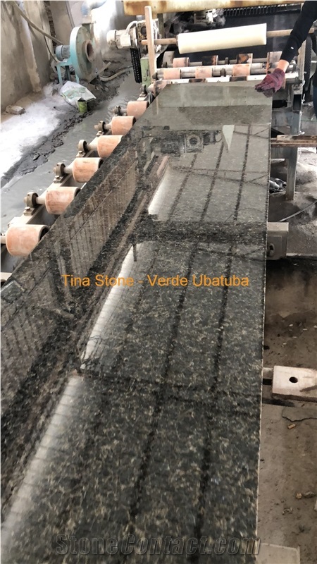 Verde Ubatuba Granite Kitchen Tiles Slabs