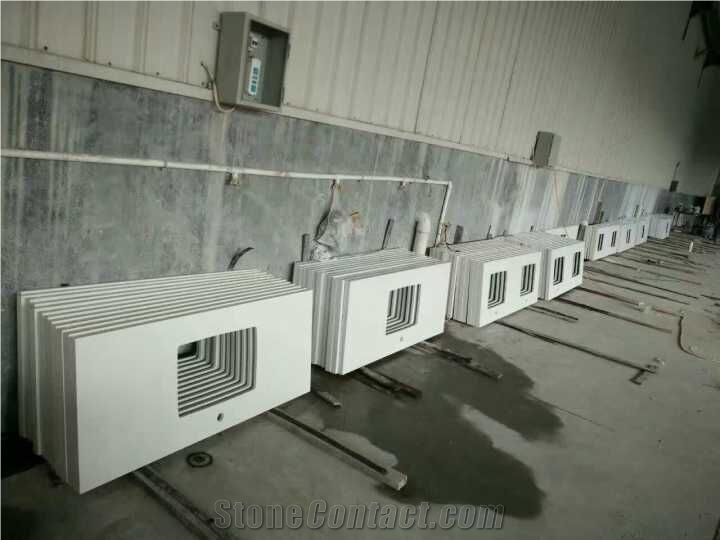 White Quartz Stone Kitchen Bar Kitchen Worktops