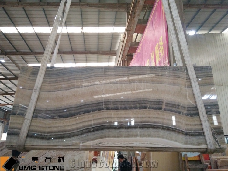 Brown Round Tiger Onyx Table Tops, Recetion Desk