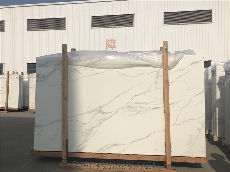 Calacatta White Marble Slabs Slabs