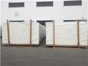 Calacatta White Marble Slabs Slabs