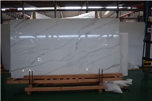Italy White Marble Flooring Tile Calacatta Gold