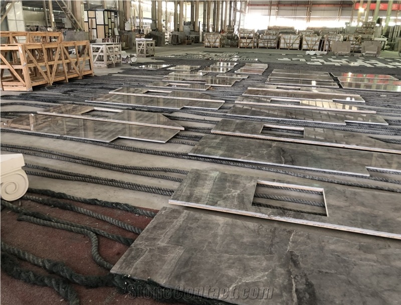 Grey Emperadorsilver Grey Tundra Grey Marble Slabs