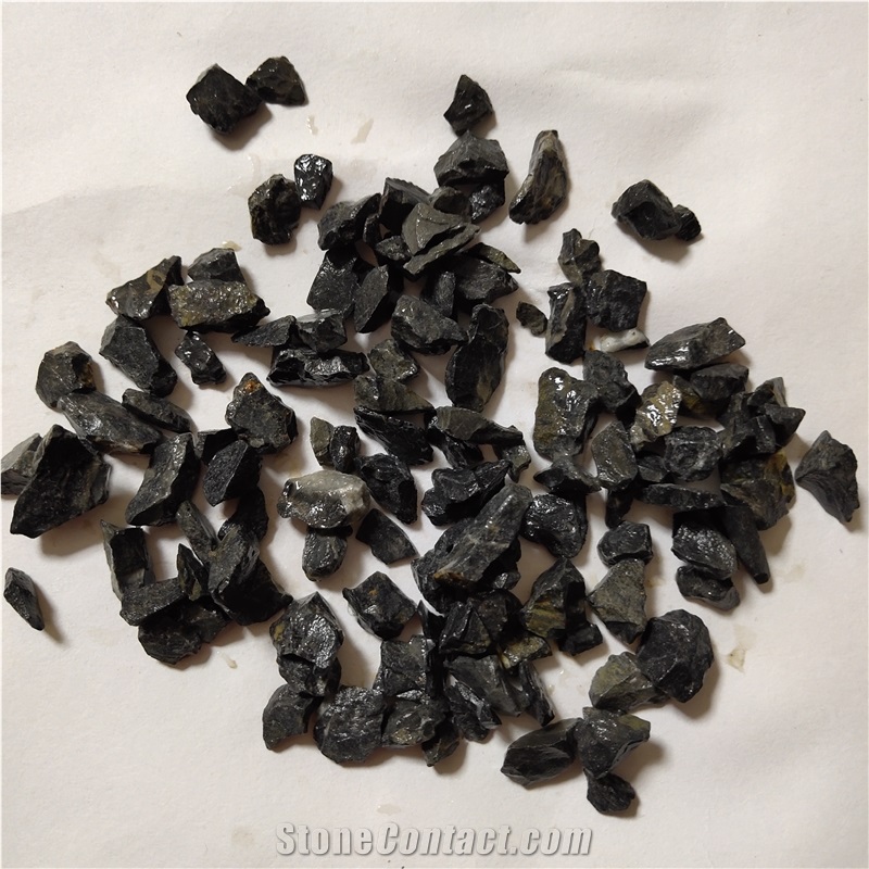 Black Granite Crushed Stone Chips 3-5 5-8 8-12mm