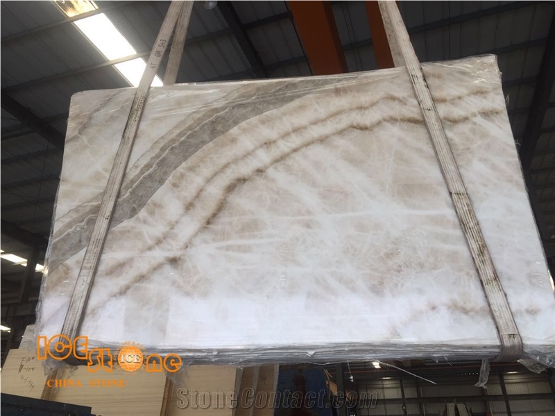 Chinese Beige Onyx Slabs Tiles