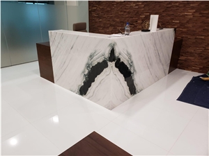 Panda White Marble Slabs Tiles Blocks Big Quantity