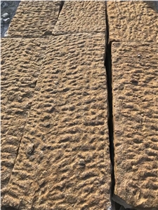Gold Rusty Granite Antiqued Paving Stone