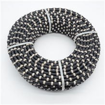 Rubber Diamond Wire Saw 11.5mm for Stone Mining