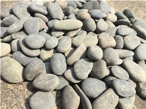 Dark Grey River Pebble ,Pebble Paving