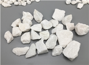 White Mechanism Pebble ,Tumbled Pebble