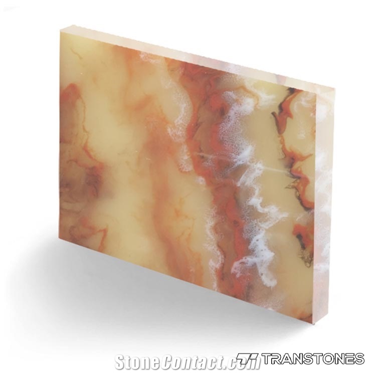 Artificial Marble Polished Alabaster Stone Sheet