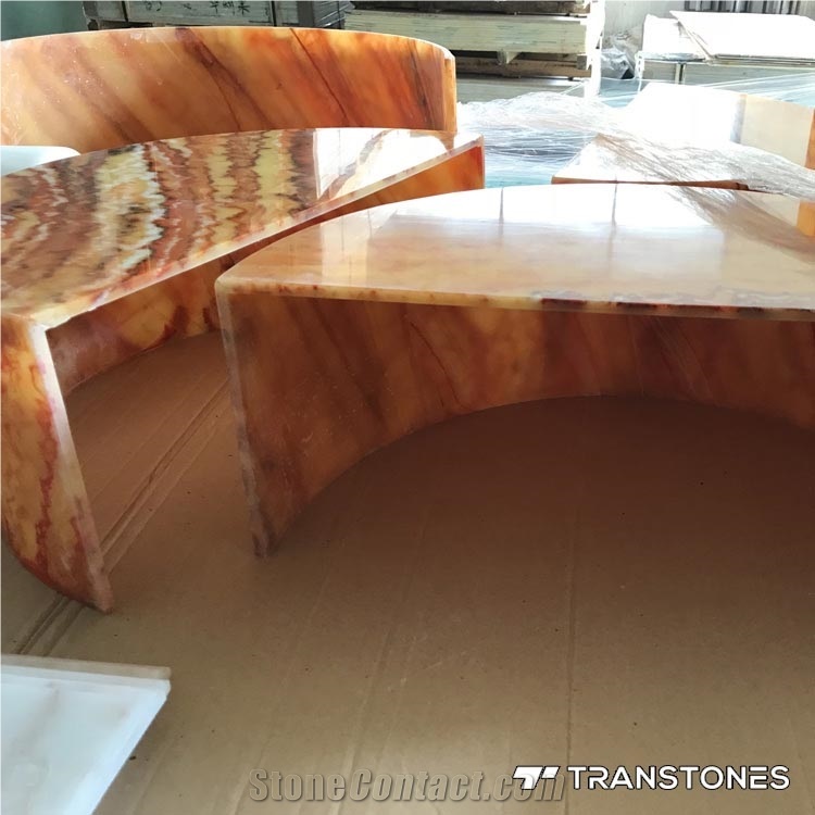 Artificial Marble Polished Alabaster Stone Sheet
