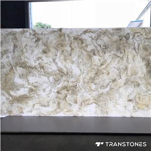 Backlit Faux Stone Alabaster Sheet for Interiors