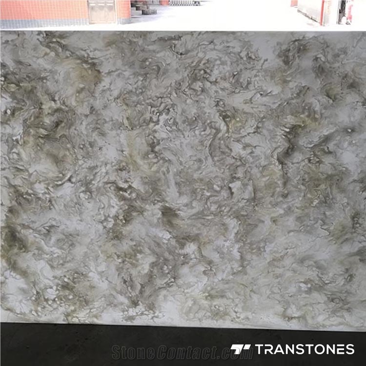 Backlit Faux Stone Alabaster Sheet for Interiors