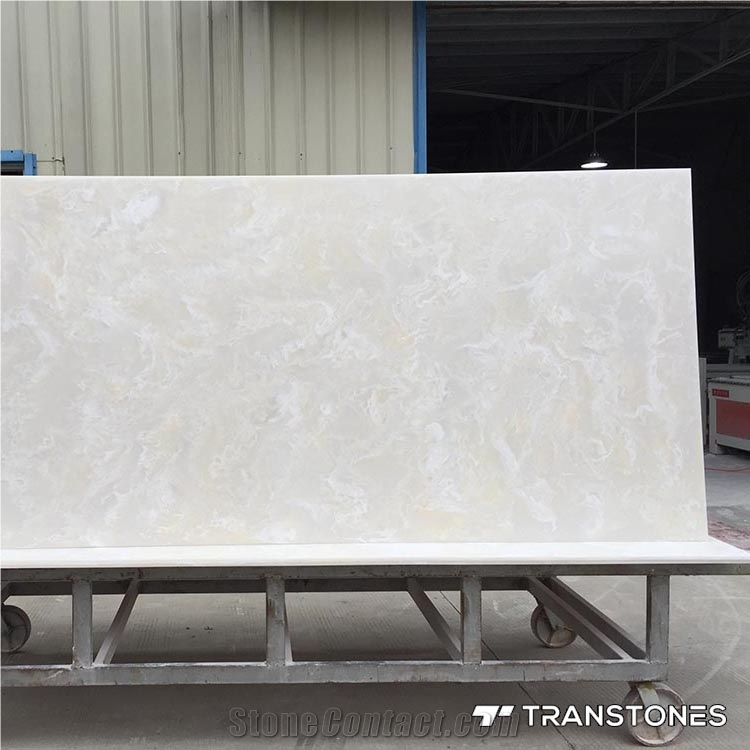 Backlit Faux Stone Alabaster Sheet for Interiors