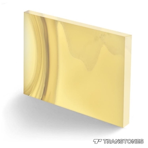 Book-Match Yellow Artificial Stone Panels