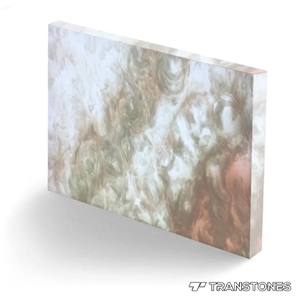 Transparent Artificial Onyx Wall Stone Slabs