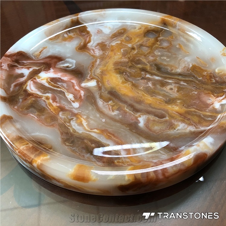 Transtones Alabaster Tea Countertop Wall Decors
