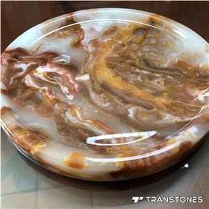 Transtones Alabaster Tea Countertop Wall Decors