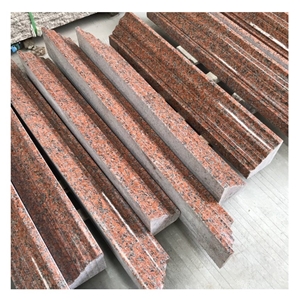 Balmoral Red Granite Stair Pattern With Customized Design