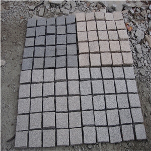 Granite Driveway Pavers Stone With Flamed Surface